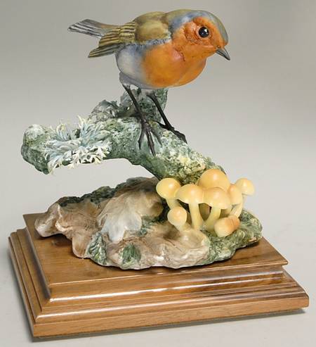 Doughty British Birds Robin In Autumn Woods - No Box