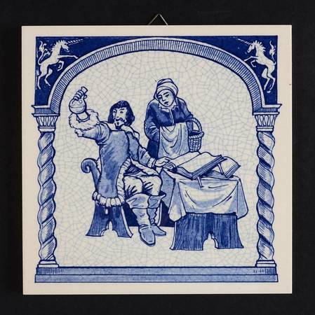 Apothecary Tiles Doctrine Of The Four Humours - Boxed
