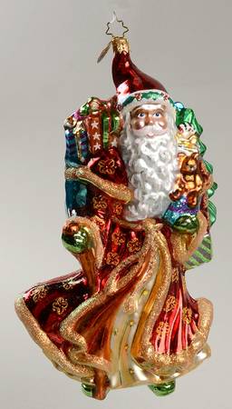 25th Anniversary Santa Collection Magnificent Journey-Santa In Red Robe - Boxed