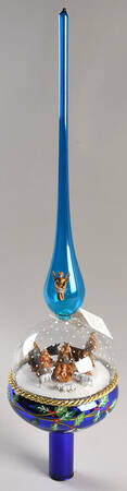 Finials-Treetoppers Nativity Snowfall - No Box