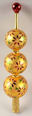 Finials-Treetoppers Holiday Sparkle - Boxed