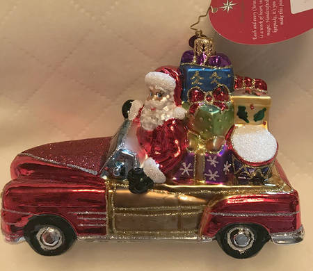 2015 Christopher Radko Ornaments Vintage Ride - No Box