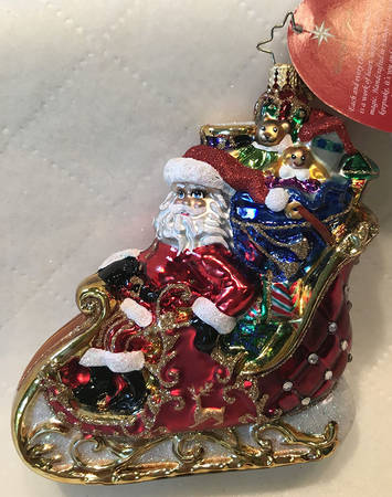 2015 Christopher Radko Ornaments Dashing Delivery - No Box