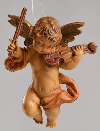 Fontanini Angel-Cherub Ornaments Angel With Violin - Boxed
