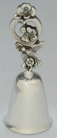Valentine's Day Bells Heart Flowers & Dove - No Box