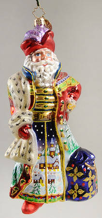 Portrait Santa Collection Dimitri Debonaire-Feather In Hat - Boxed