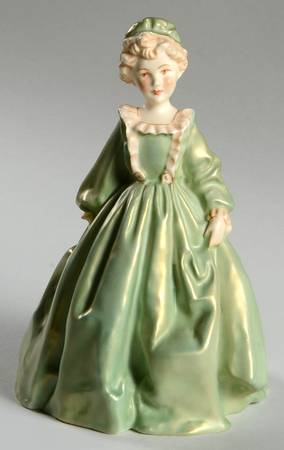 Freda Doughty Children Grandmother's Dress-Green - No Box