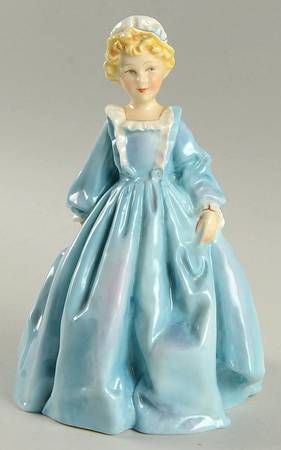 Freda Doughty Children Grandmother's Dress-Blue - No Box