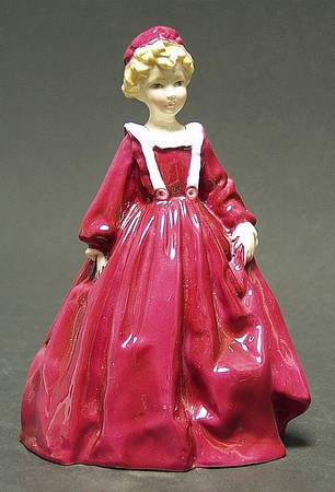 Freda Doughty Children Grandmother's Dress-Red - No Box