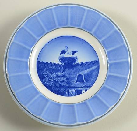Danish Scenes - Plates Storks Nest - No Box