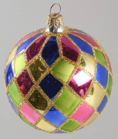 Balls Large Harlequin - With Box Bx352