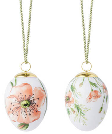 Annual Easter Eggs Poppy- Set 2 Assorted - Boxed