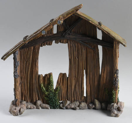 Holiday Traditions Classic Large Creche - Creche/Stable-Wood