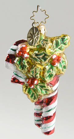 Candy Canes Holly Canes Gem - No Box
