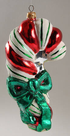 Candy Canes Wintertwist-Green Ribbon - No Box