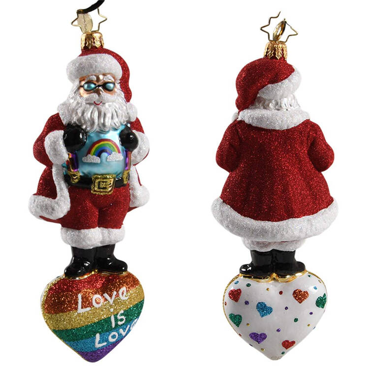 LGBTQIA+ Awareness 2026-Love Wins Santa - No Box