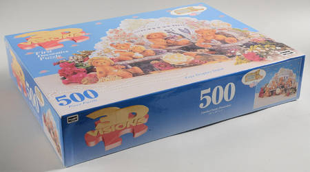 Various Puzzles Cherished Teddies Puzzles- 500 - With Box