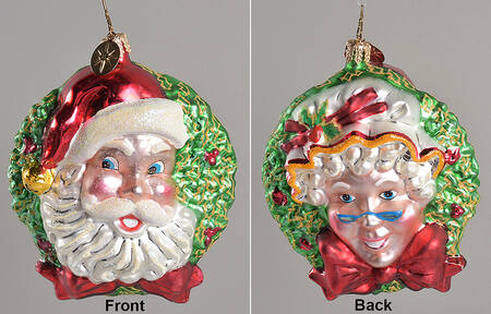 Santa-Heads The Mister & Missus (2-Sided) - No Box