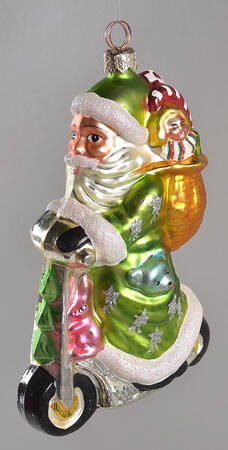 Santa's Transportation Scooting Star-Green - No Box