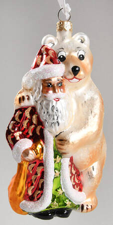Santas Bear Hug-Red - Nb785, No Box