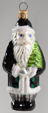 Santa with Pinecones-Trees Elfin Evening Santa - No Box