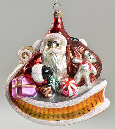 Santa with Sleigh Sleighful - No Box