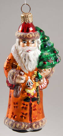 Santa with Pinecones-Trees Baby Balmoral Santa - No Box