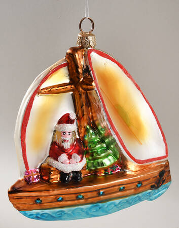 Santa's Transportation Sailin' The Seas-Blue - No Box