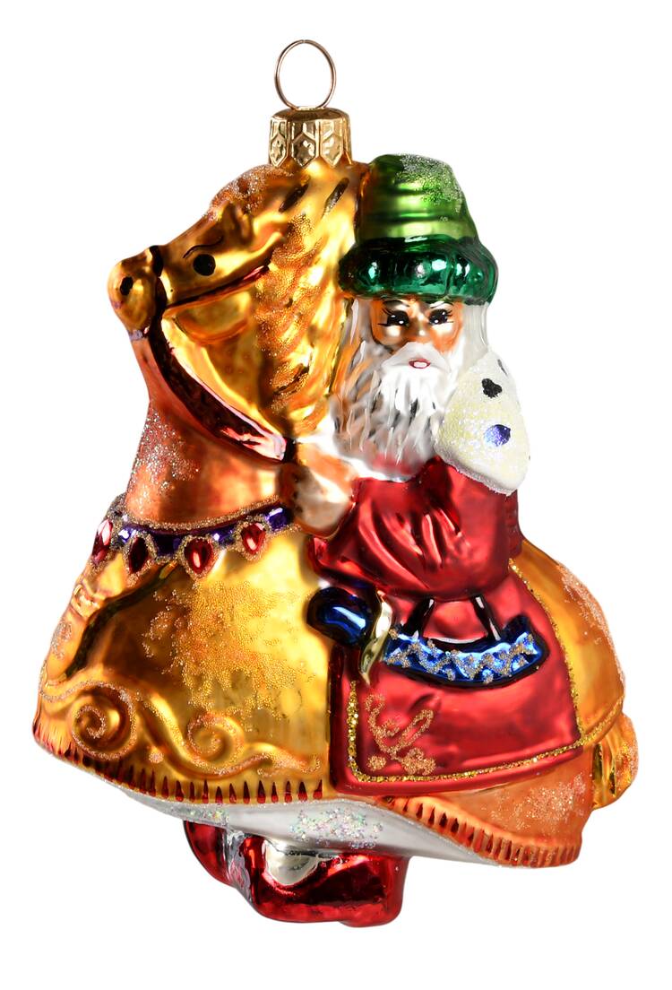 Santas Pageantry-Gold/Red - No Box