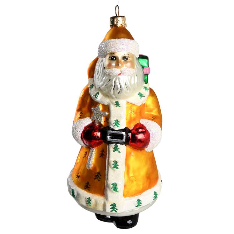 Santas Candy Santa-Gold/Stars - No Box