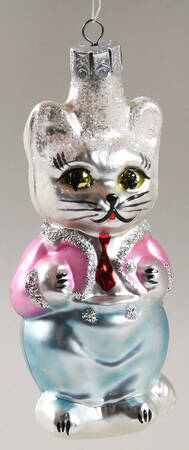 Cats & Kittens Shy Kitten-Pale Blue Pants - No Box