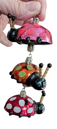 Floral & Garden Leaping Ladybugs - No Box