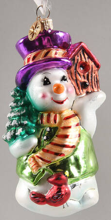Snowmen Chirpy And Chilly-Purple Hat/Green Shirt - No Box