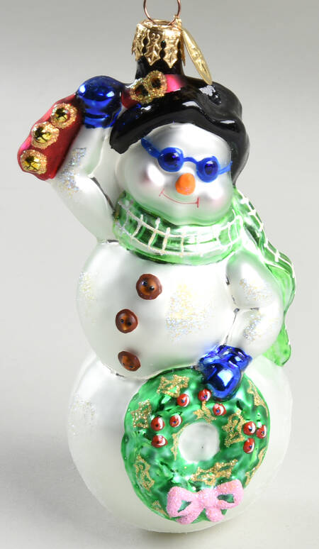 Snowmen Cool Yule-Wreath - No Box