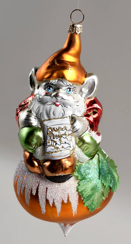 Elves & Gnomes Frosty Gnomes-Gold - No Box 42