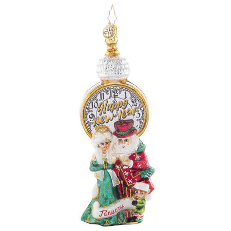 Ornament of the Month 2023 In With The New-January - No Box