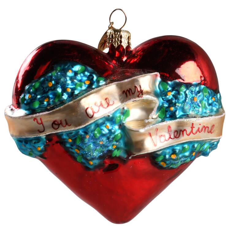 Heart (Shaped) Ornaments You Are My Valentine - No Box