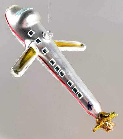 Aviation Airplane-Silver/Gold - No Box