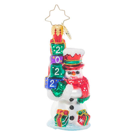 2022 Dated Ornaments Teetering Tower Of Treasures Gem - No Box
