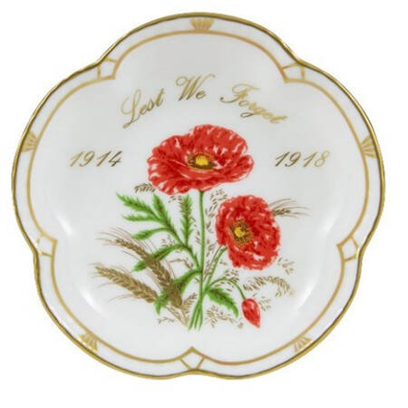 War Commemoratives Ww1- 5 Petal Tray - With Box