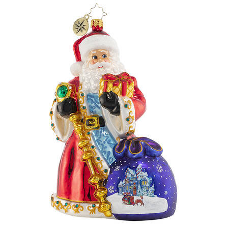 Designer's Choice Annual Ornament Twilight Delight Santa - No Box