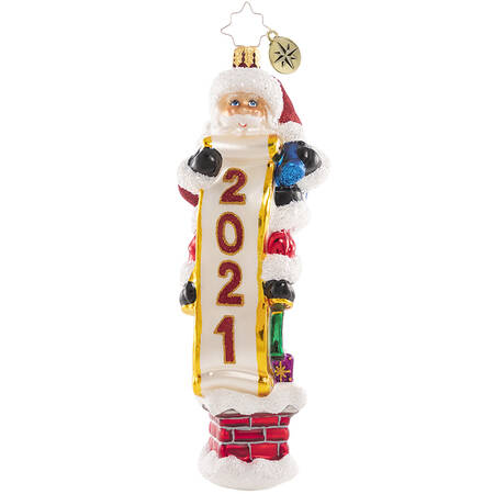 2021 Dated Ornaments 2021 Chimney-Top Celebration - No Box