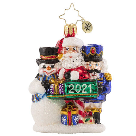 2021 Dated Ornaments A Forever-Treasured Trio 2021 Gem - No Box