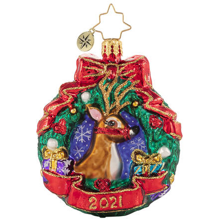 2021 Dated Ornaments Oh Deer, What A Year! Gem - No Box