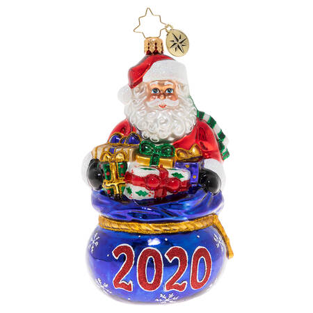 2020 Dated Ornaments Spilling Over With Surprises - No Box