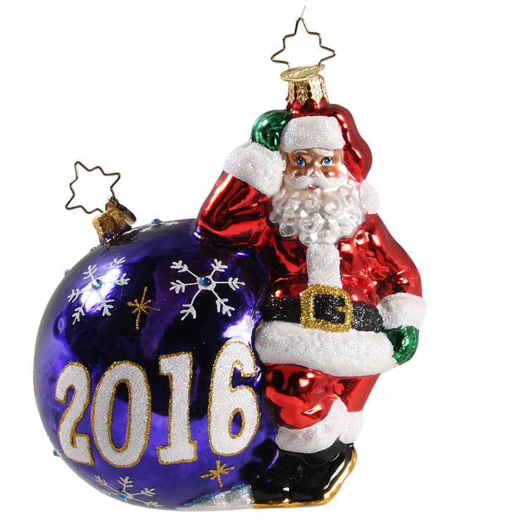 2016 Dated Ornaments by Christopher Radko