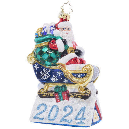 2024 Dated Ornaments Rooftop Parking Santa 2024 - No Box