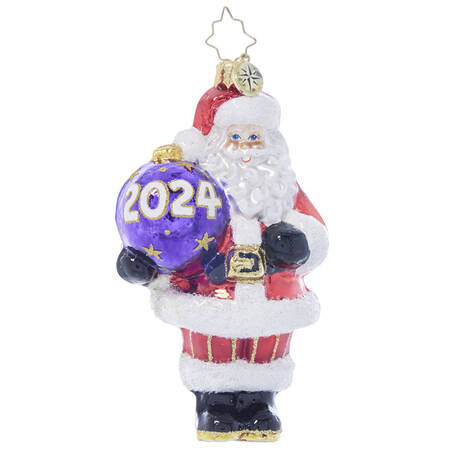 2024 Dated Ornaments Santa's 2024 Keepsake - No Box