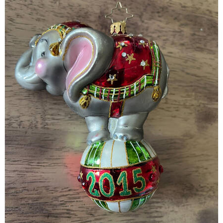 2015 Dated Ornaments by Christopher Radko