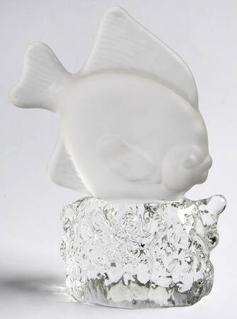 Reijmyre Art Glass Figurines Angelfish - No Box